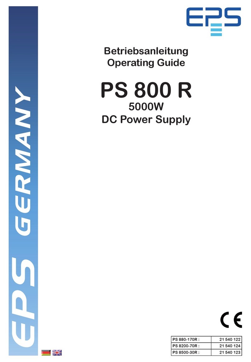EPS PS 880-170 R operating guide