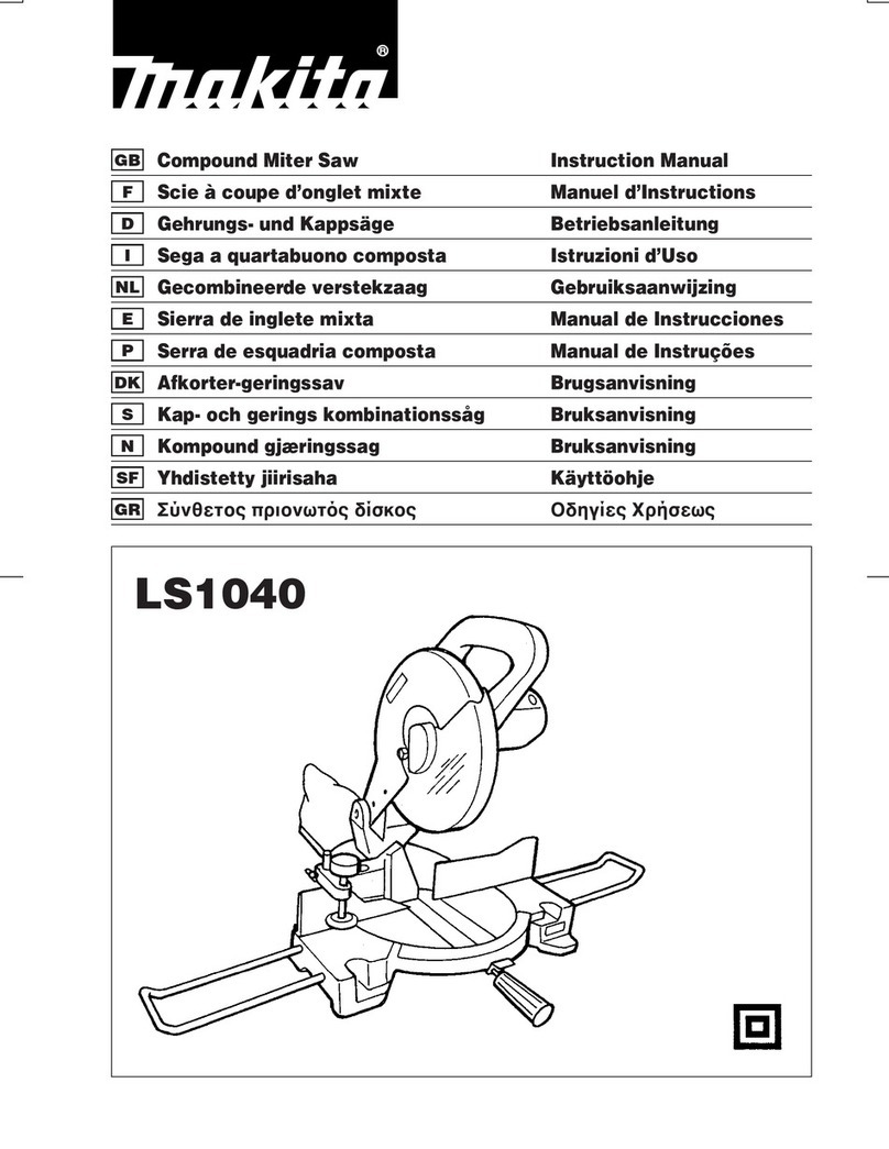 Makita LS1040 instruction manual
