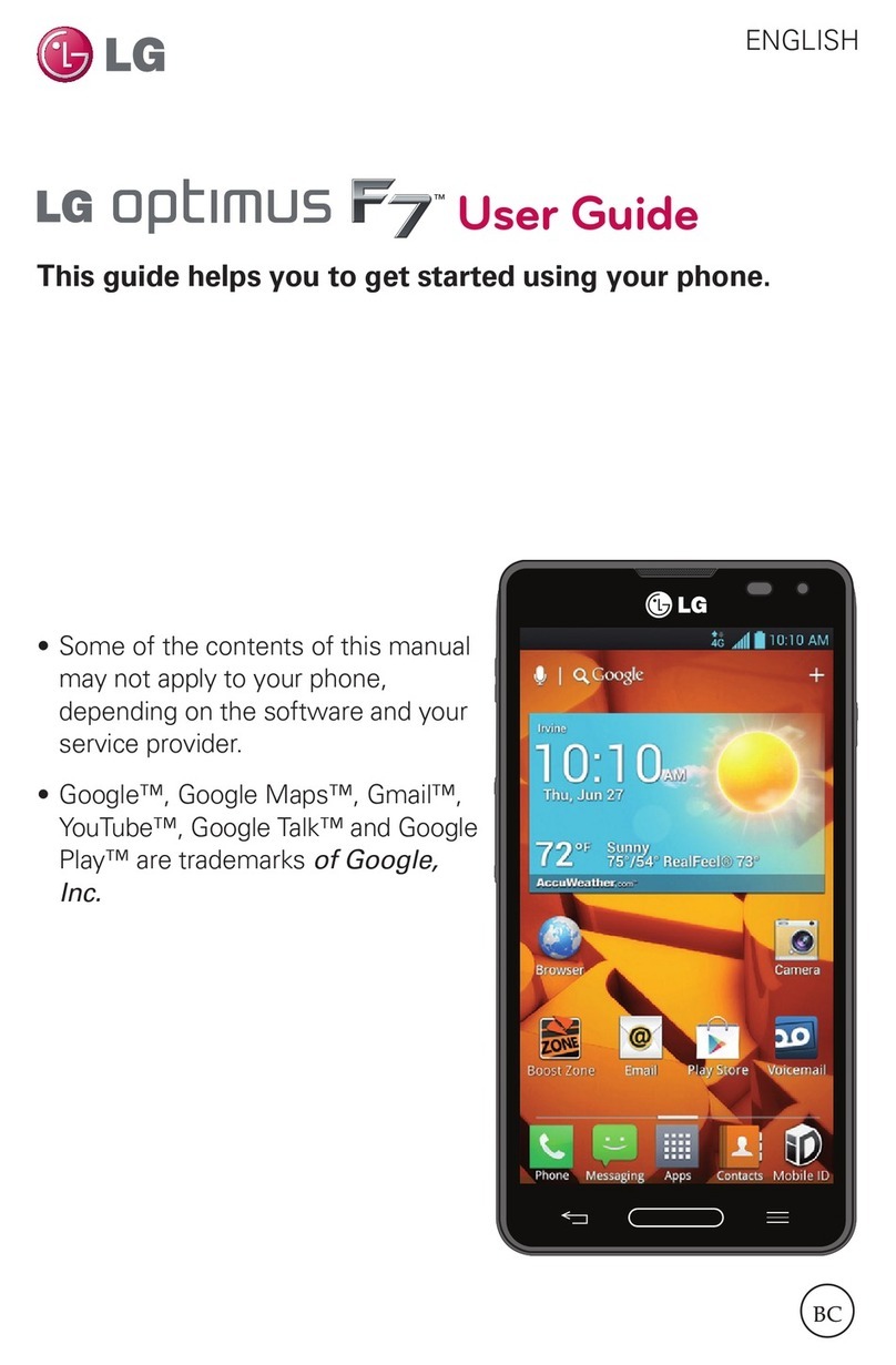 LG Optimus F7 User manual