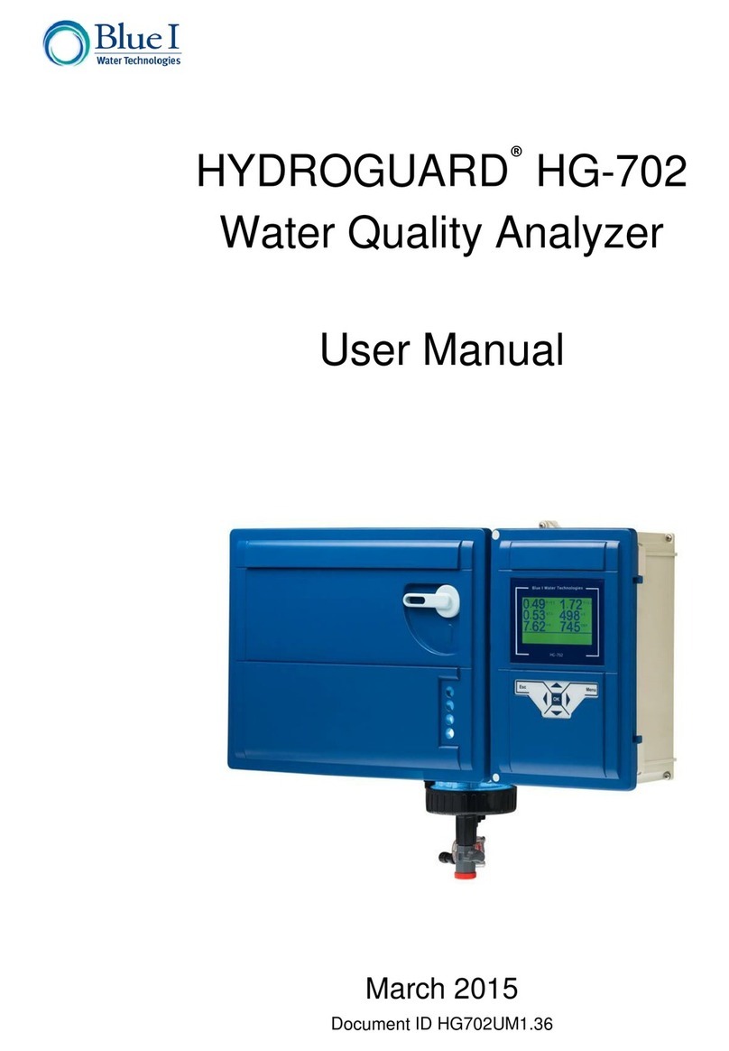 Blue I HYDROGUARD HG-702 user manual