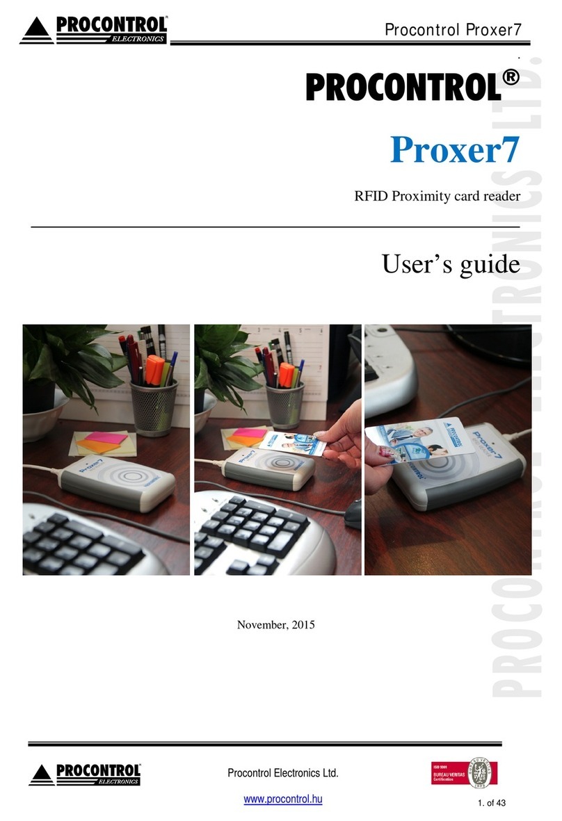 procontrol Proxer 7 user guide