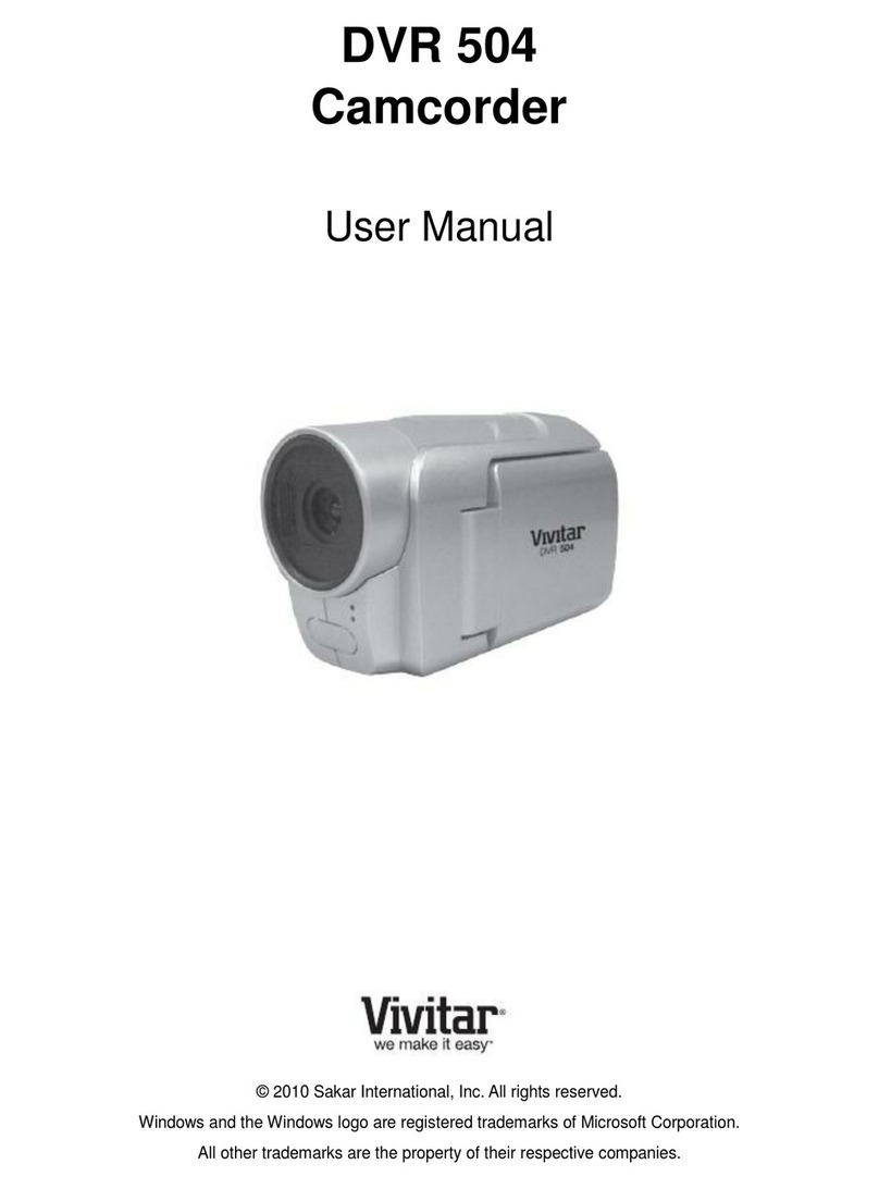 Vivitar DVR 504 User manual