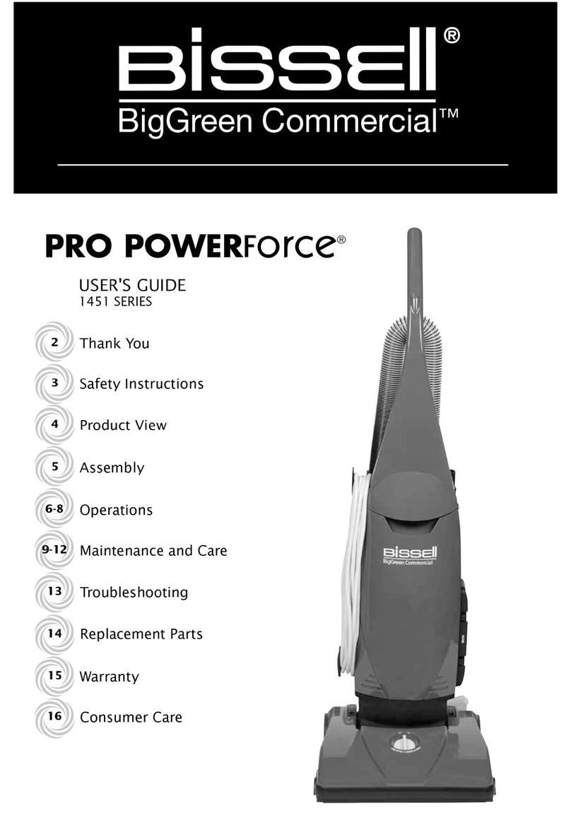 Bissell Pro powerforce user guide