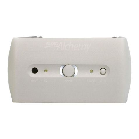Audio Alchemy DMP-1 owner's manual