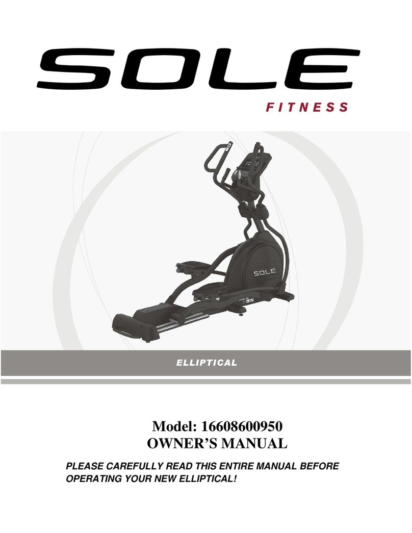 SOLE 16608600950 owner's manual