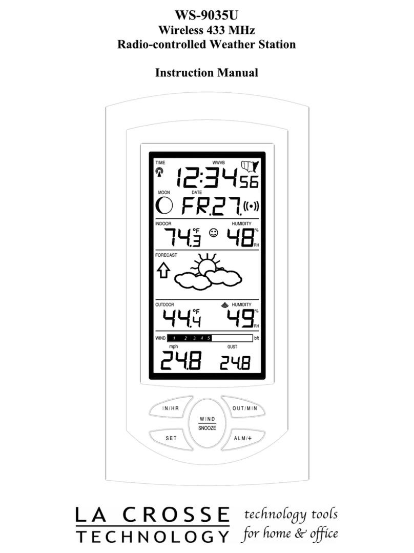 La Crosse Technology WS-9035U User manual