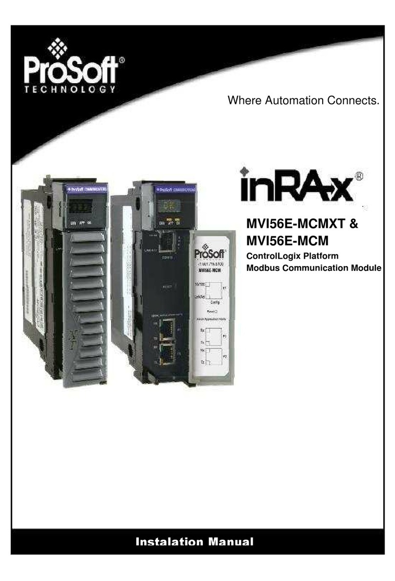 ProSoft Technology MVI56E-MCMXT installation manual