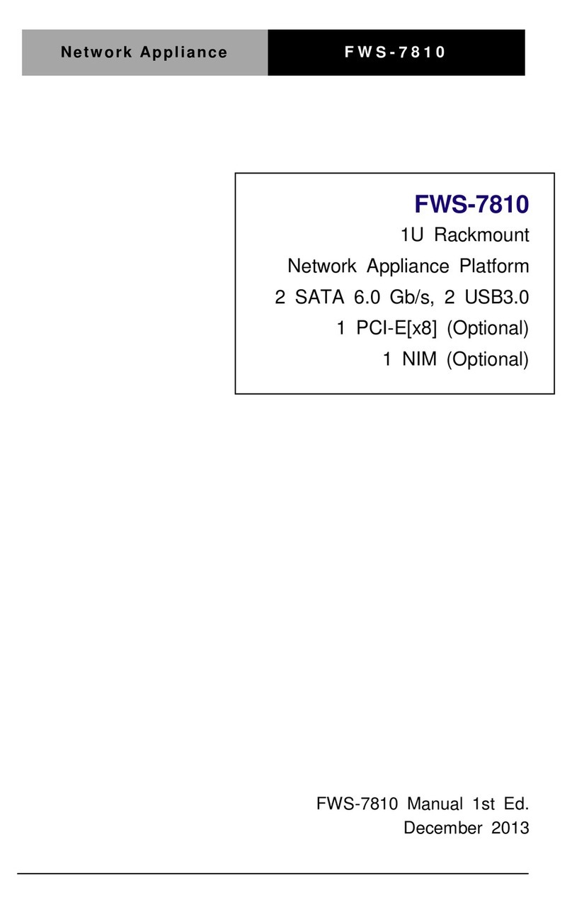Aaeon FWS-7810 User manual