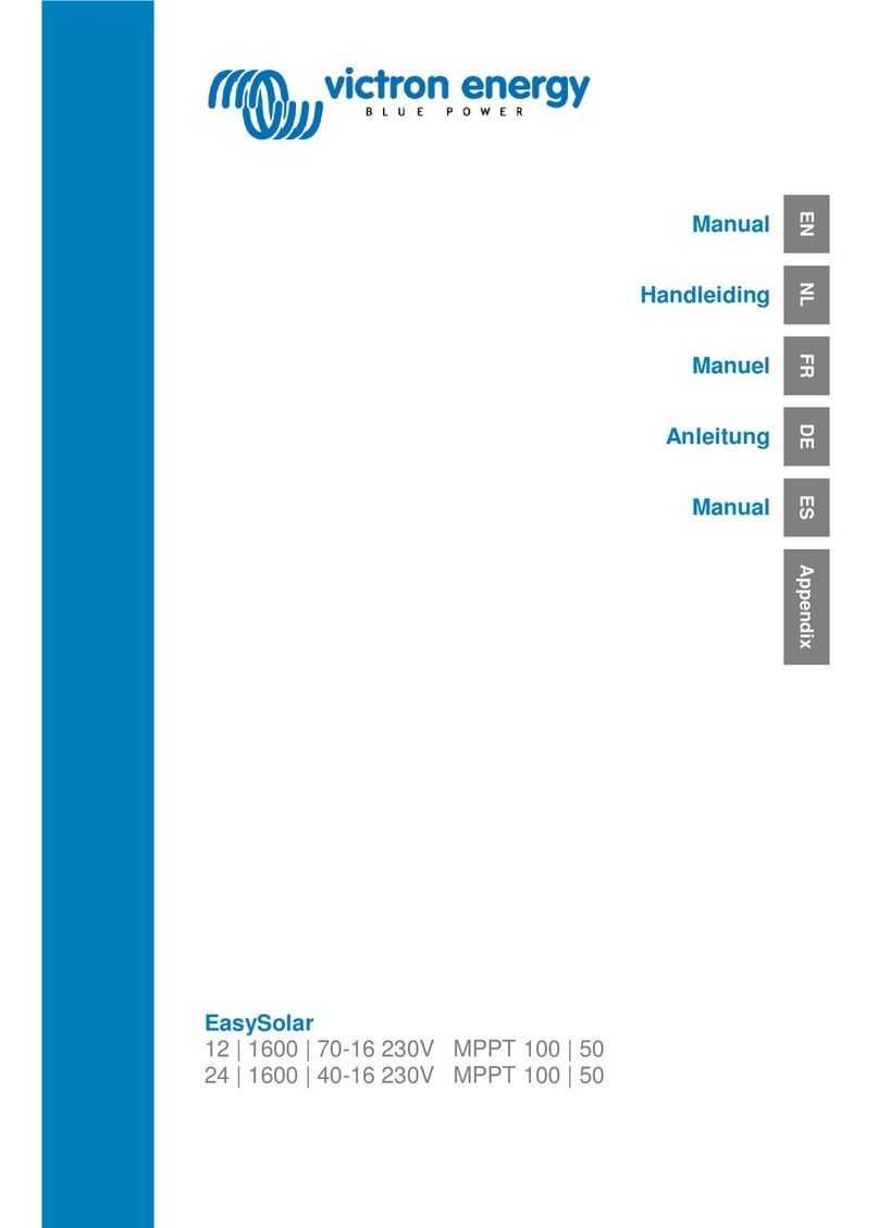 Victron energy EasySolar 12 1600 manual