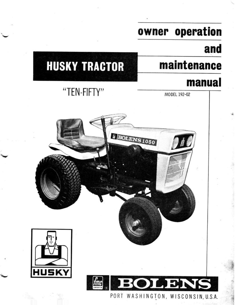 Husky BOLENS 1050 192-02 Owner's operation and maintenance manual Husky BOLENS 1050 192-02 Owner's operation and maintenance manual