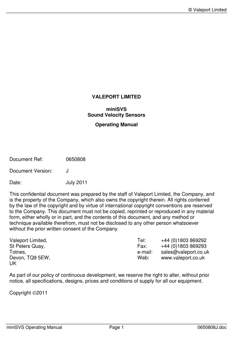 Valeport miniSVS User manual