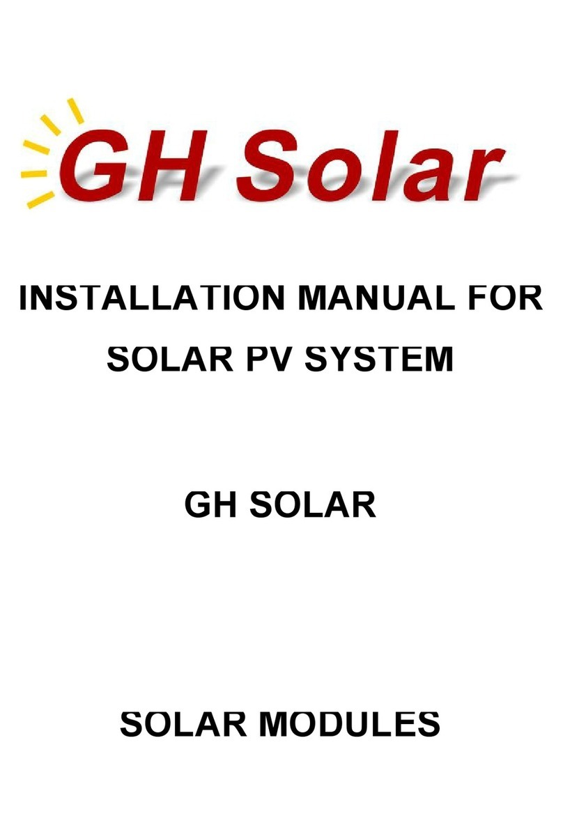 GH Solar GHxxxP-36 Series installation manual