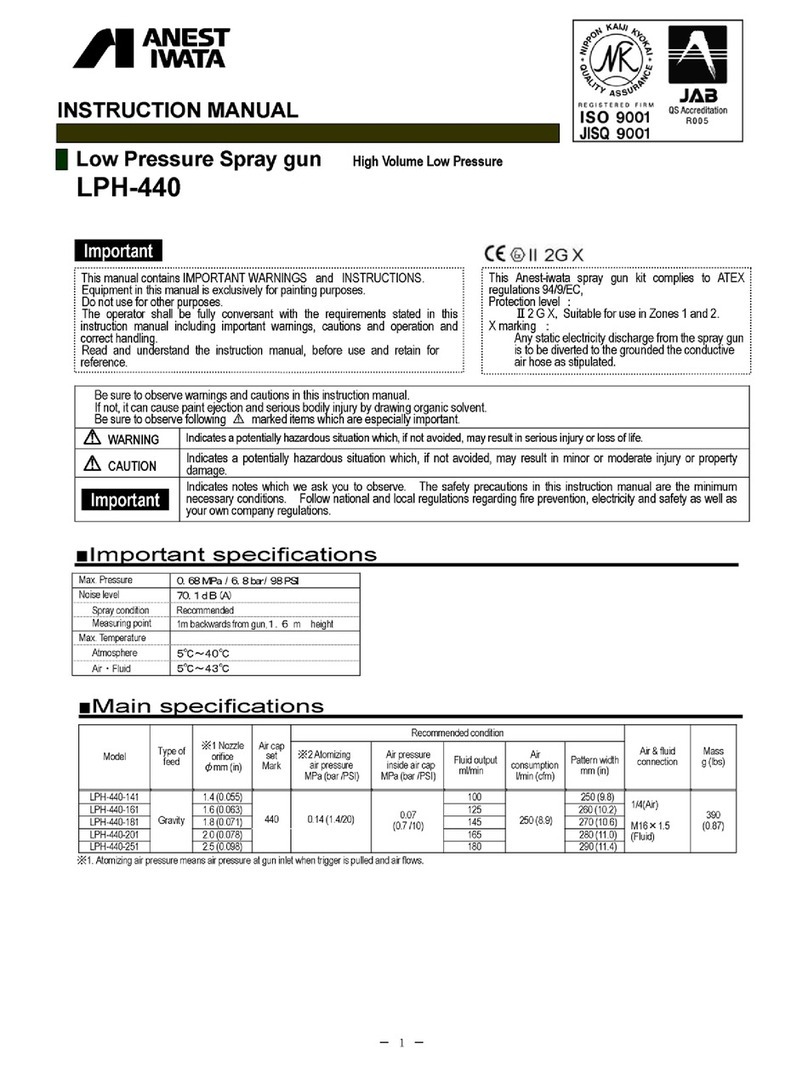 Iwata LPH-440-141 instruction manual