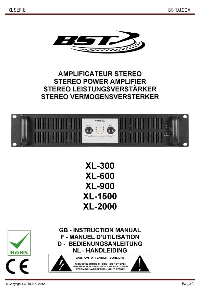 BST XL-300 instruction manual