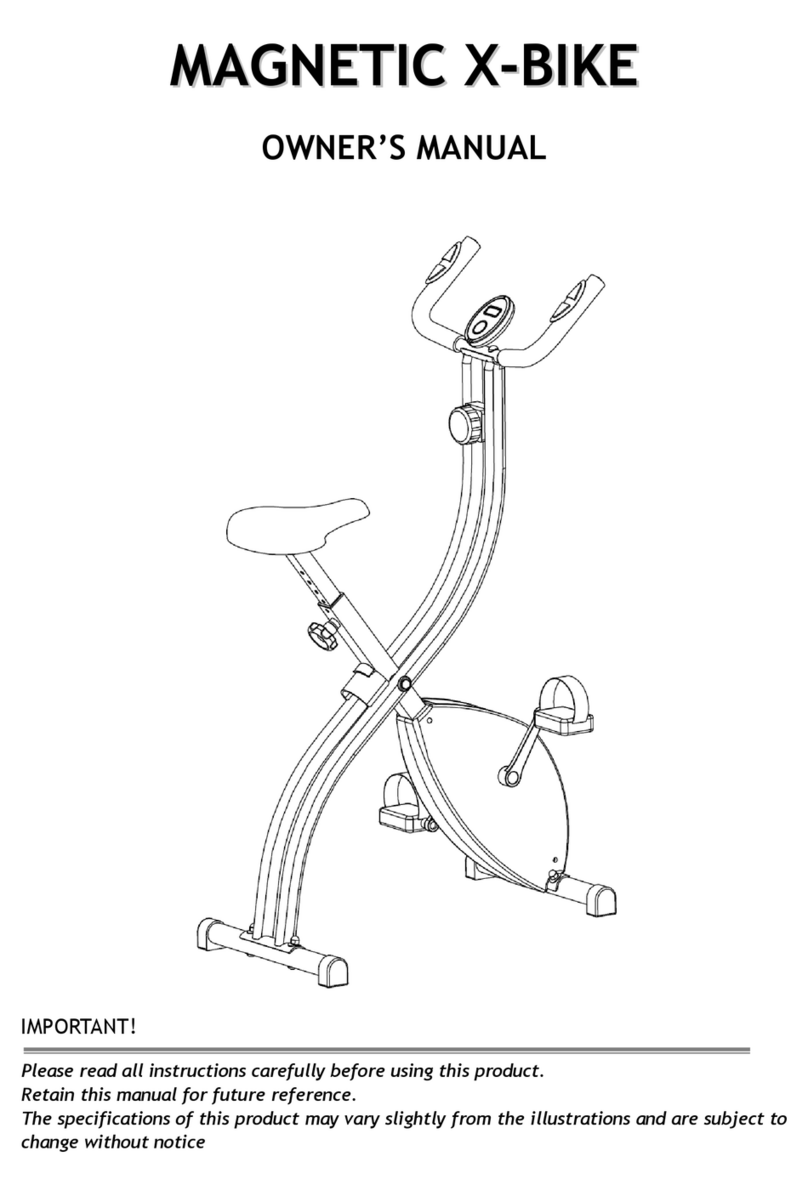 Vivo MAGNETIC X-BIKE owner's manual