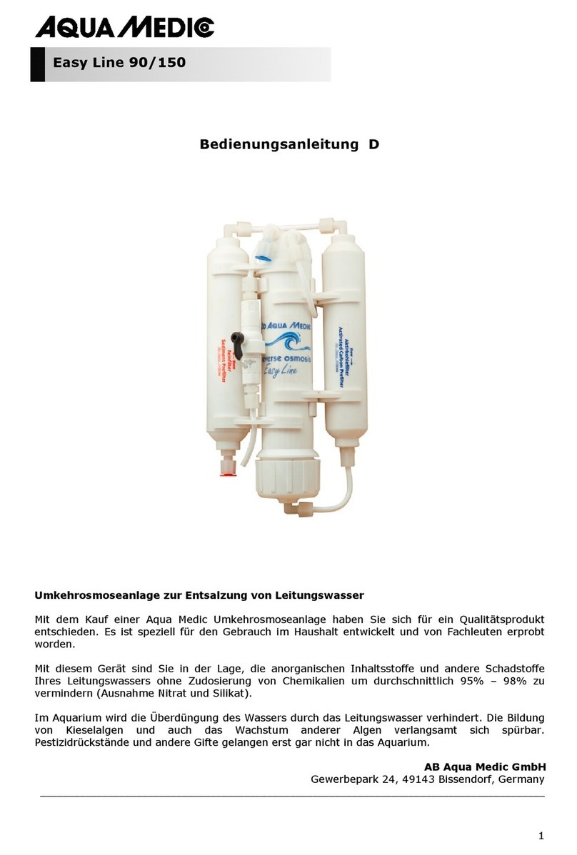 Aqua Medic Easy Line 90 User manual