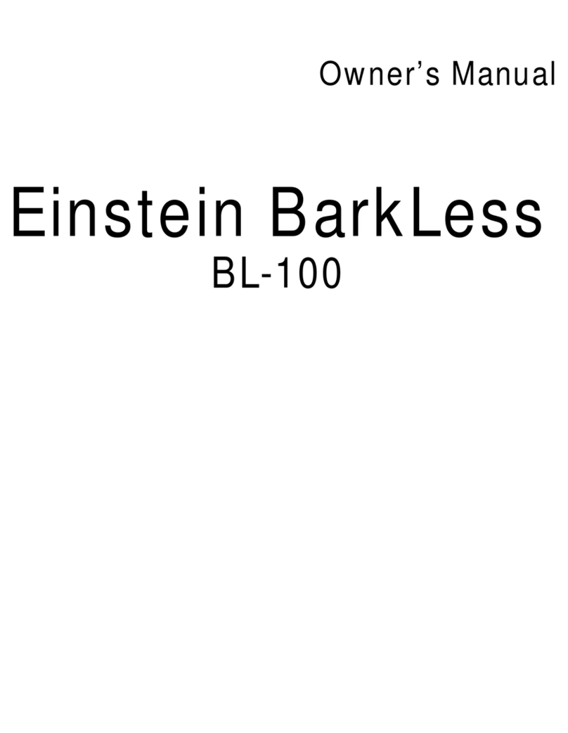 E-Collar Einstein BarkLess BL-100 User manual