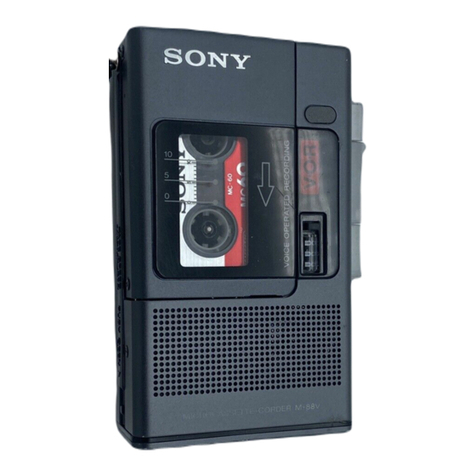 Sony M-88V User manual