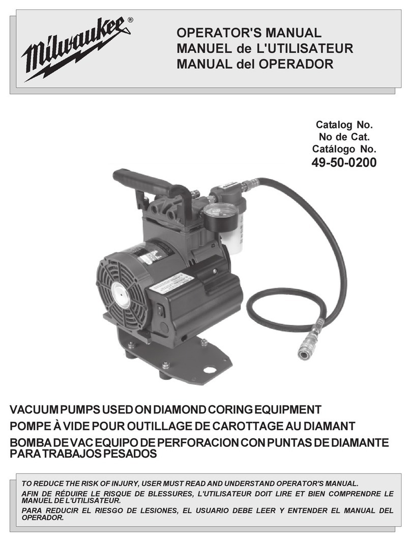 Milwaukee 4115 Operator's manual