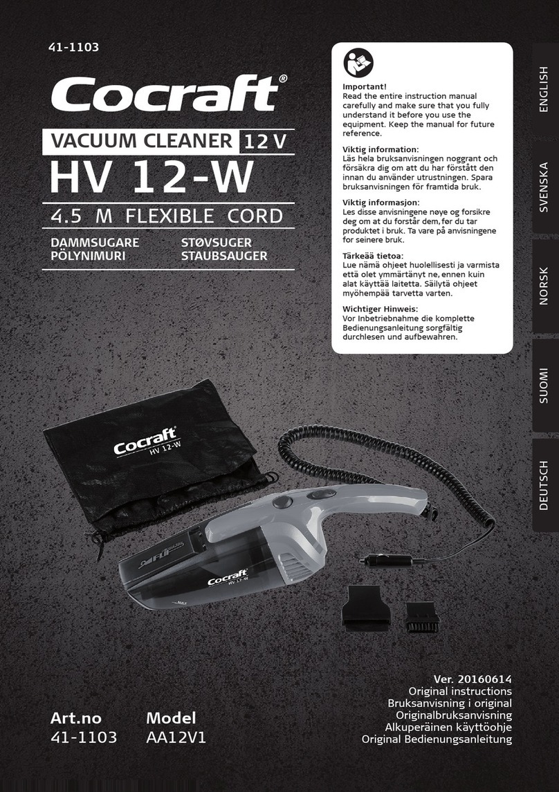 Cocraft HV 12-W Original instructions