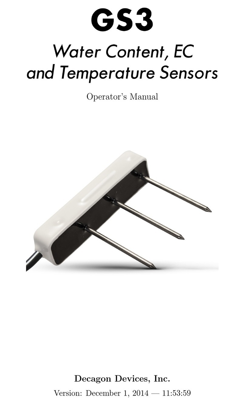 Decagon GS3 Operator's manual