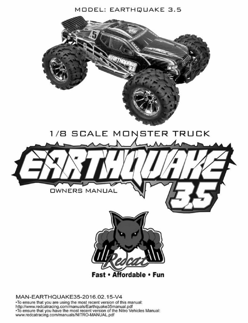 RED CAT earthquake 3.5 owner's manual