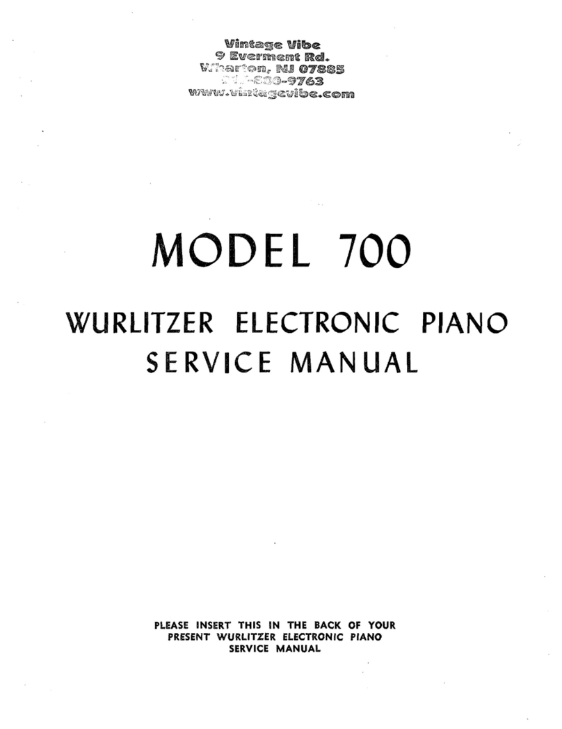 Wurlitzer 700 Service manual
