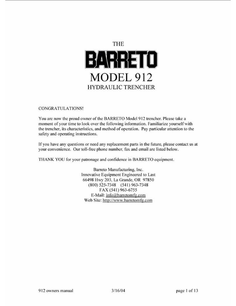Barreto 912 User manual