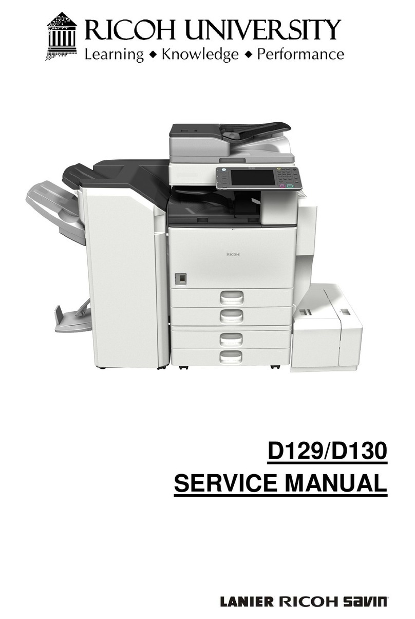 Ricoh D129 Service manual