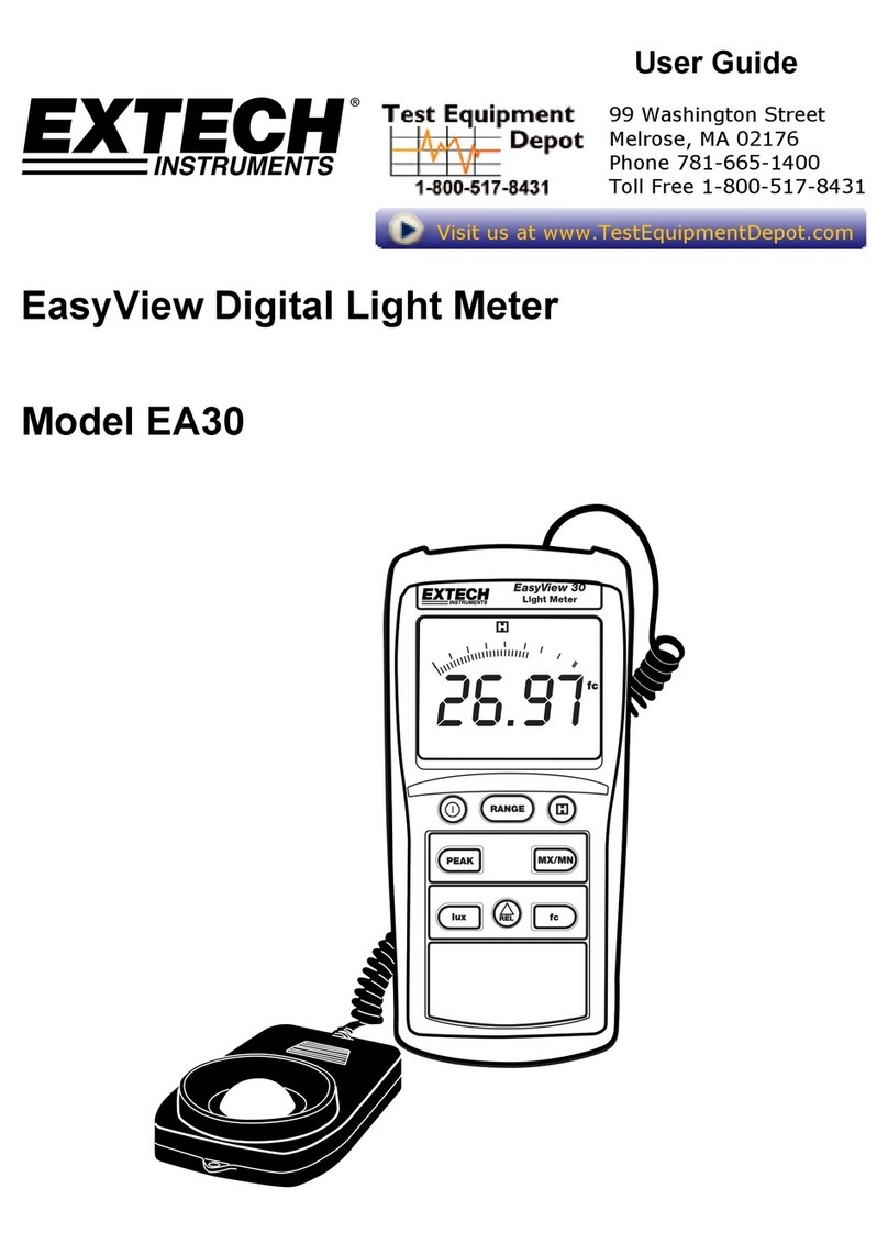 Extech Instruments EA30 User manual Extech Instruments EA30 User manual
