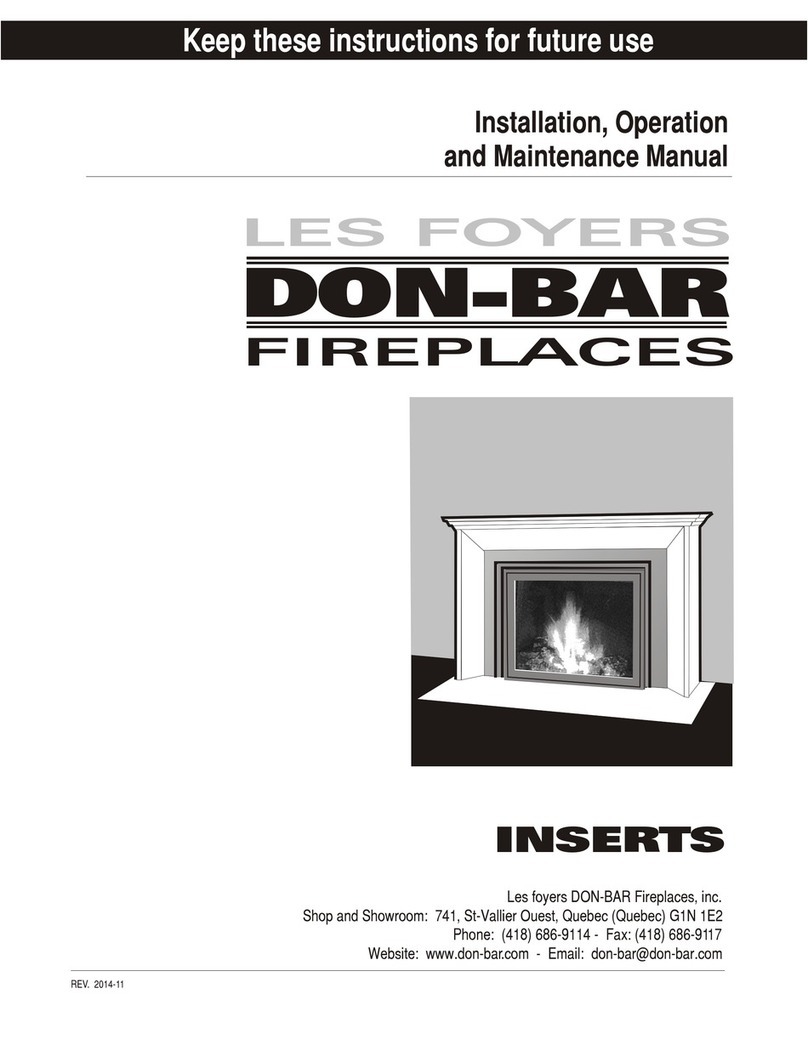 DON-BAR Inserts Installation, operation & maintenance manual