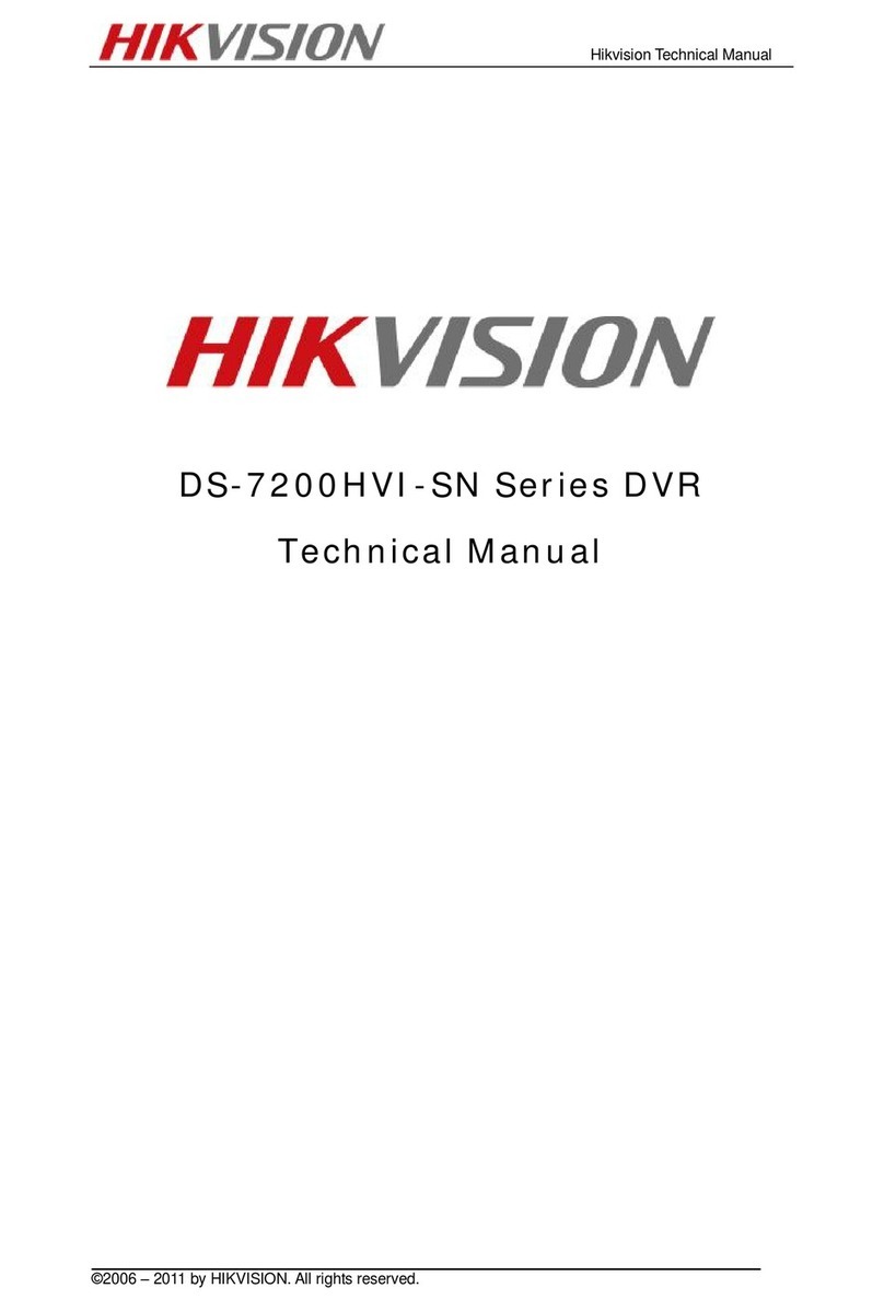 HIK VISION DS-7200HVI-SN Series User manual HIK VISION DS-7200HVI-SN Series User manual