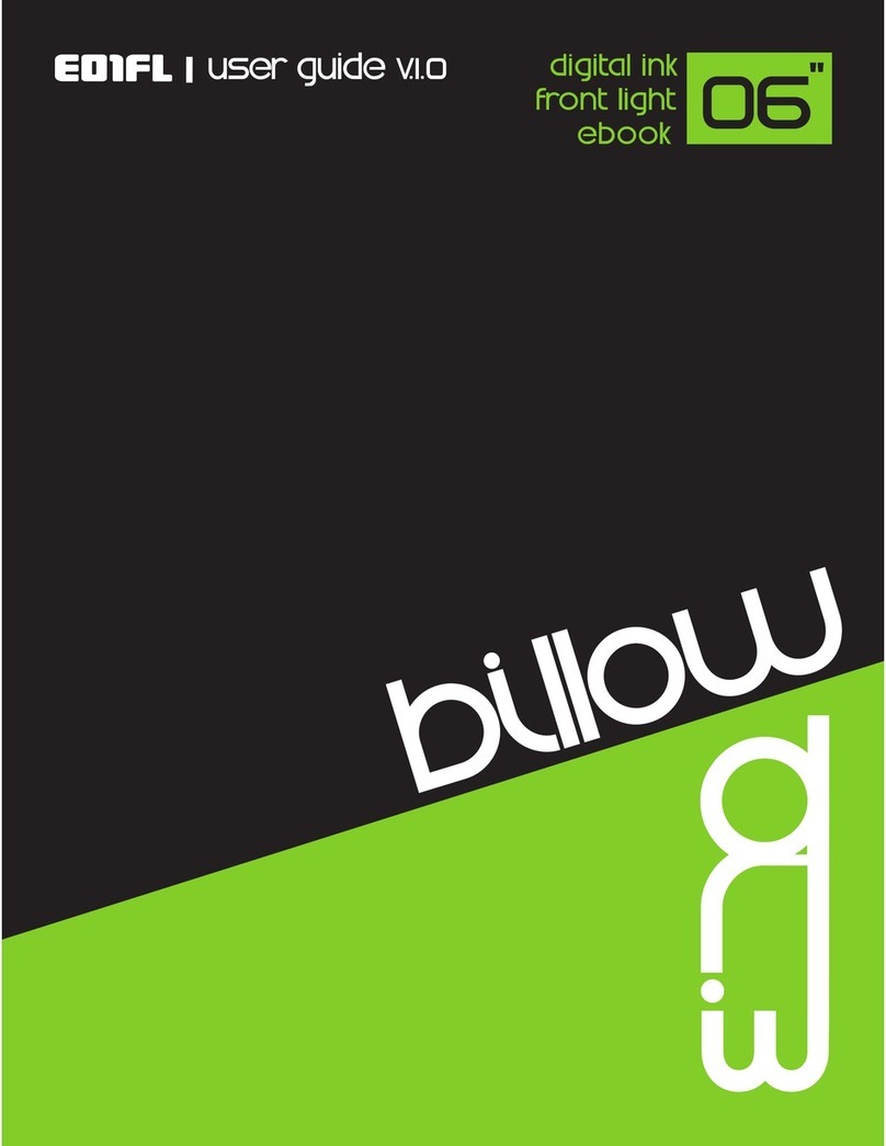 Billow E01FL user guide