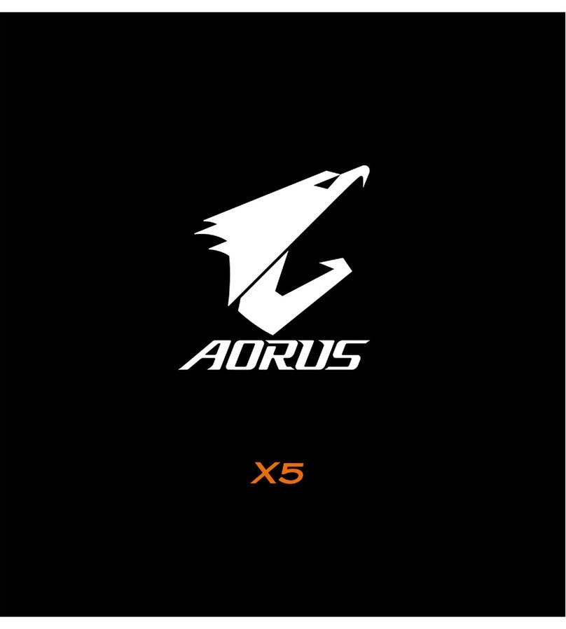 AORUS X5 User manual