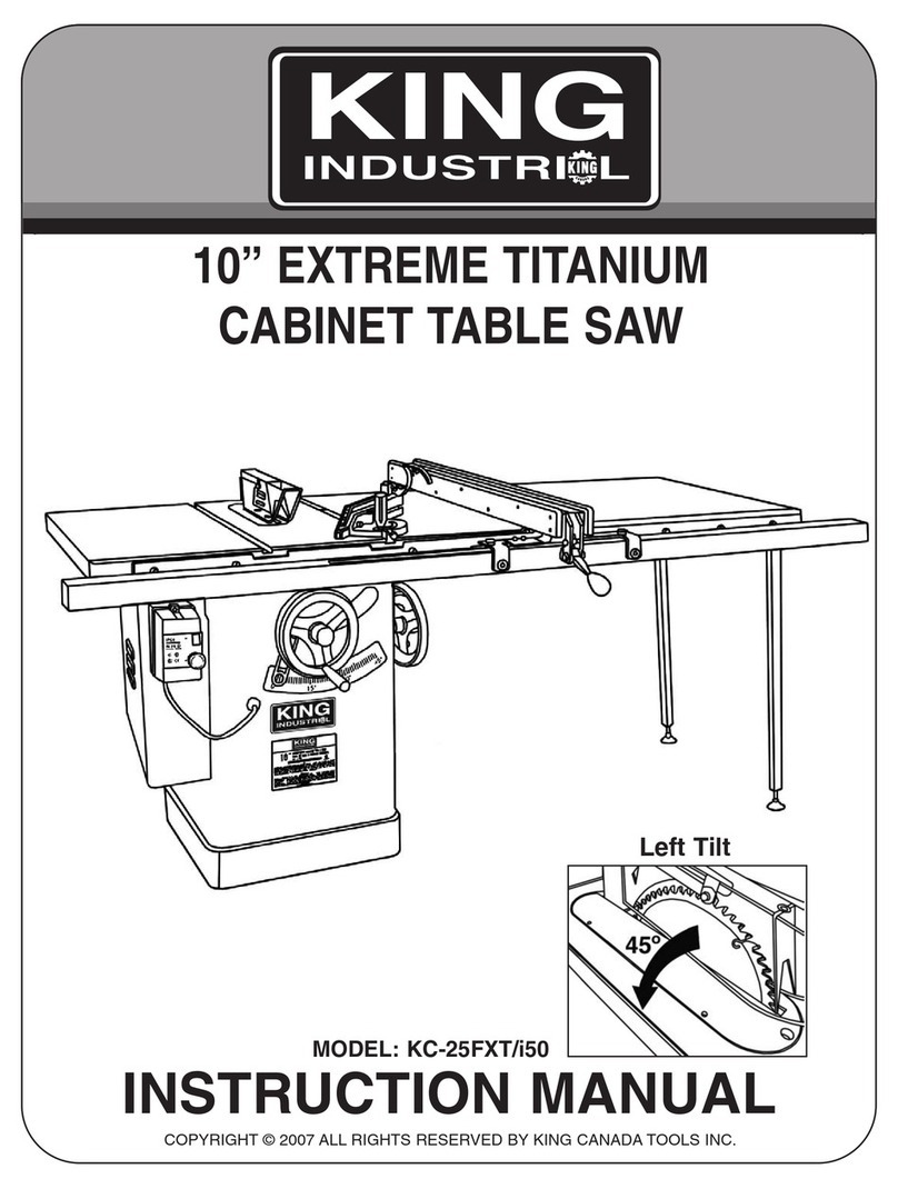 King Industrial KC-25FXT/i50 instruction manual