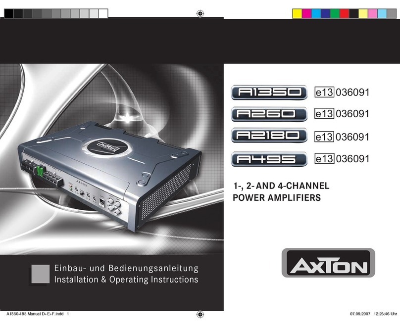 AXTON A1350 User manual