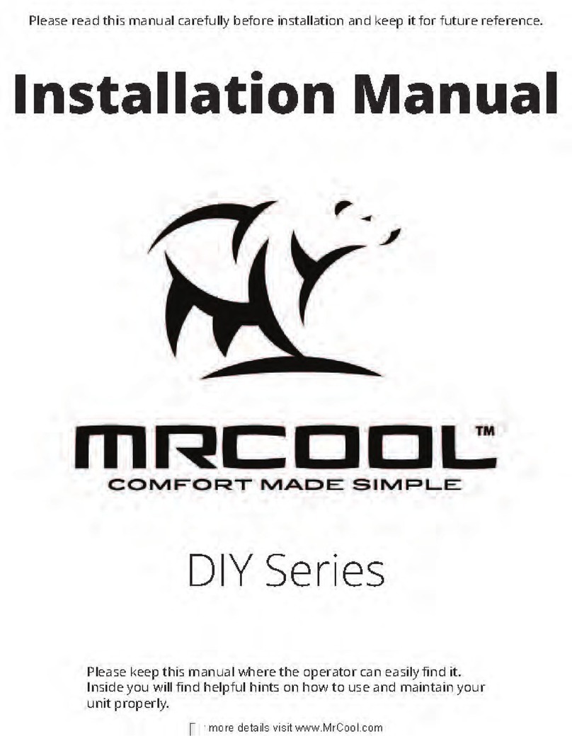 MrCool DIY Series User manual MrCool DIY Series User manual