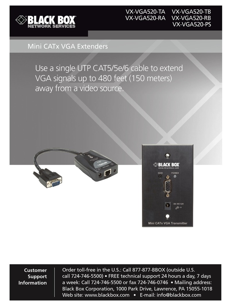 Black Box VX-VGA520-TA user manual
