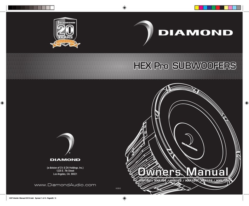 Diamond HXP102 owner's manual