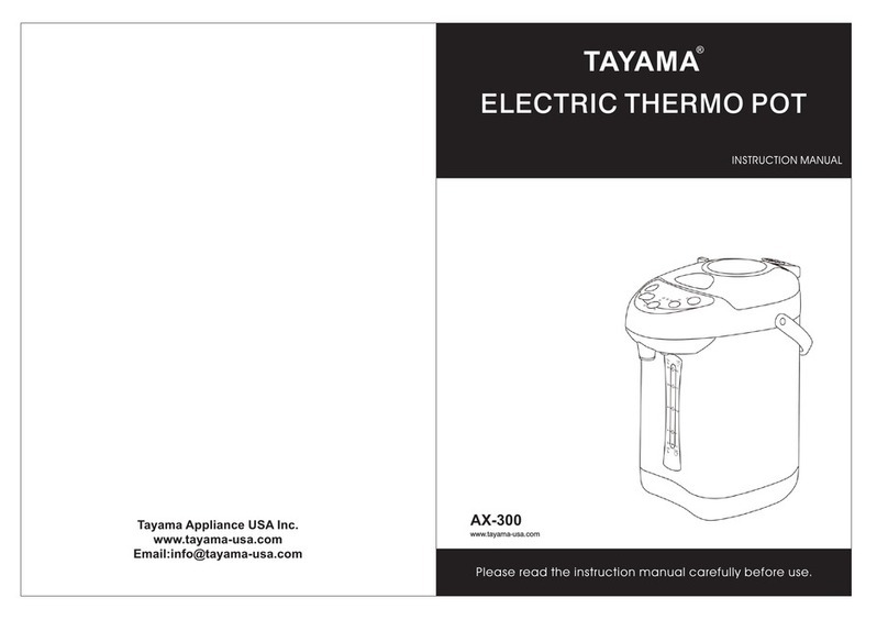 Tayama AX-300 instruction manual