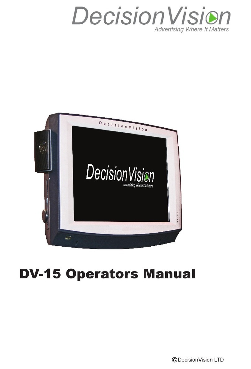 DecisionVision DV-15 Operator's manual