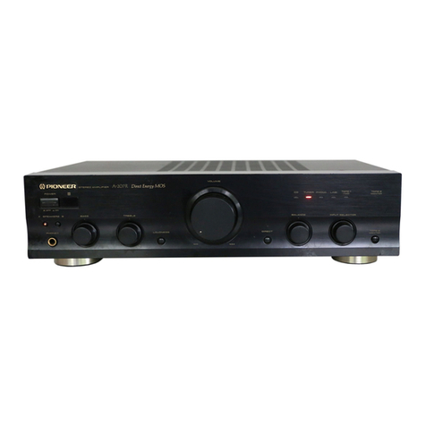 Pioneer A-207 MLXJ User manual