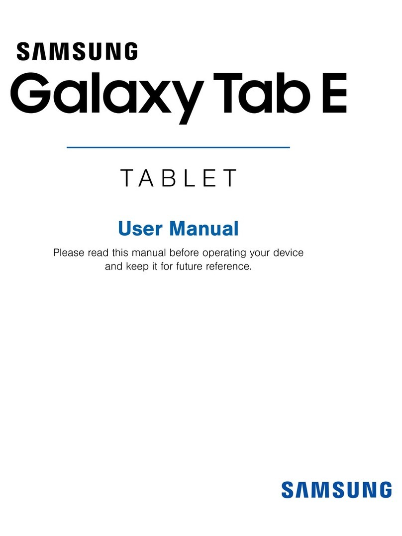 Samsung GALAXY TAB user manual