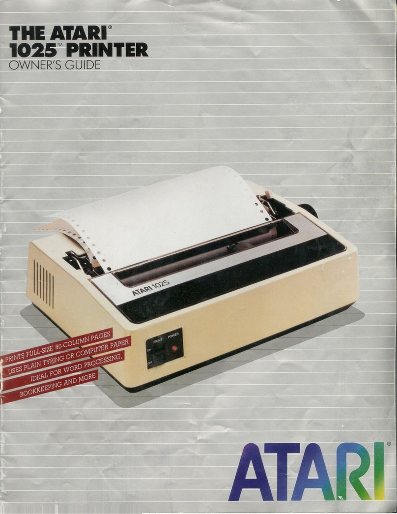 Atari 1025 User manual