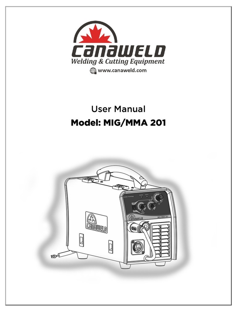 CANAWELD MIG/MMA 201 user manual CANAWELD MIG/MMA 201 user manual