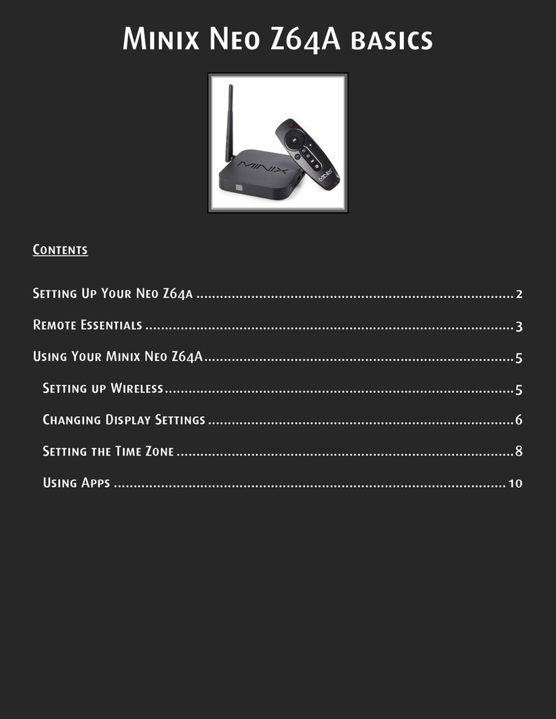 Minix NEO Z64-A manual