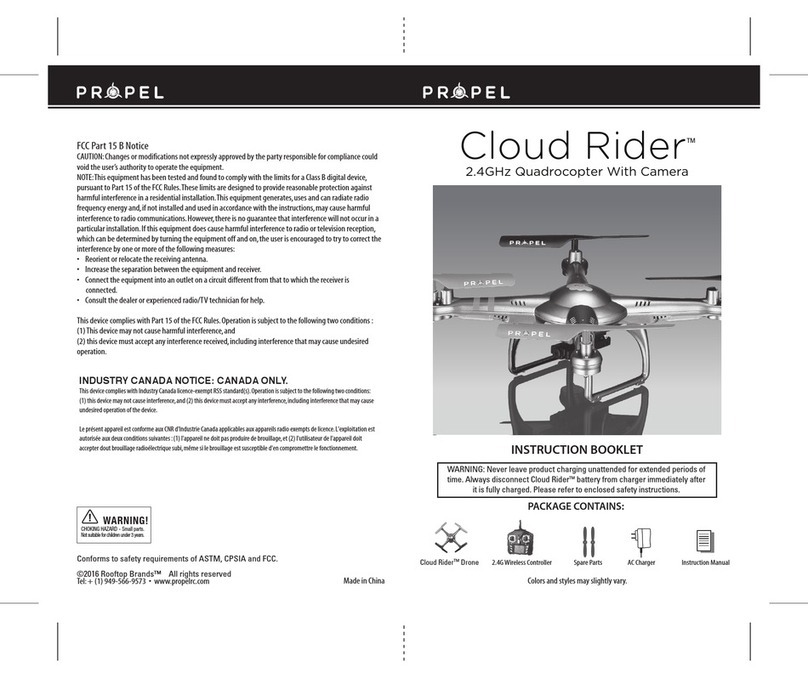 Propel Trampolines Cloud Rider Instruction booklet