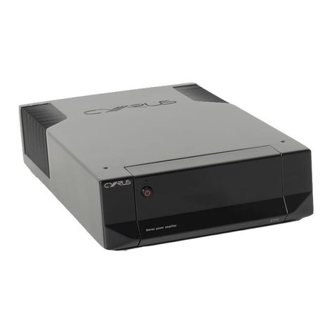 Cyrus XPA User manual