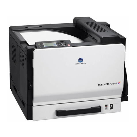 Konica Minolta magicolor 7450 II User manual