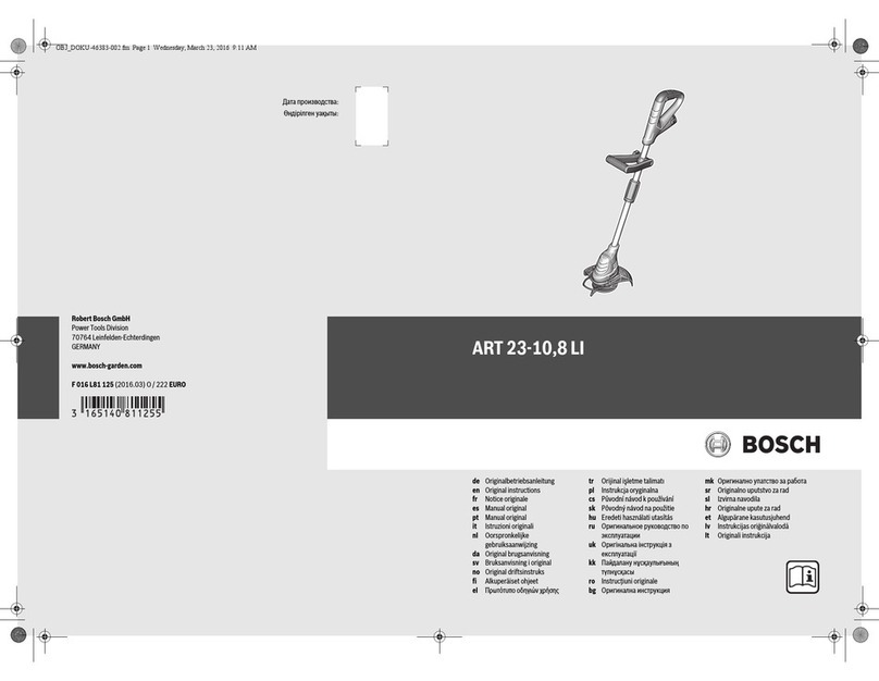 Bosch ART 23-10 User manual